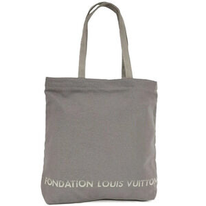 FONDATION Louis Vuitton Tote Bag Canvas Gray